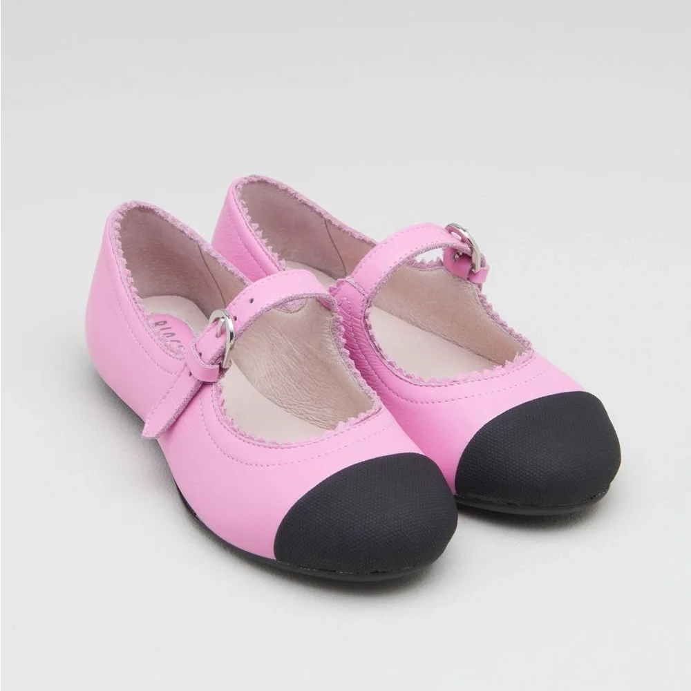 NIB Bloch Girls Cassiopeia Ballet‎ Flats Rose Pink Size 3.5 (35)